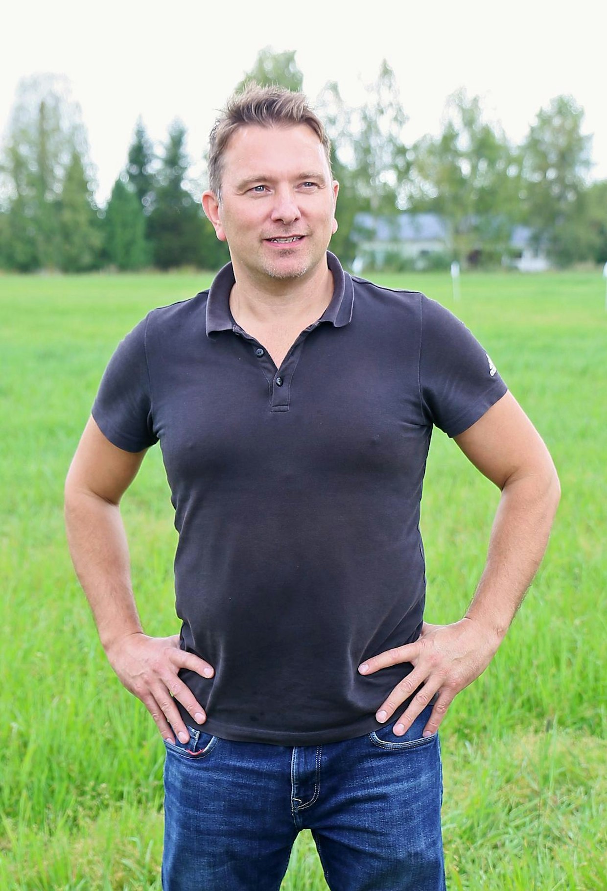 Petri Ahoniemen mukaan Ollikkala-messut osoitti tarpeellisuutensa. Sekä näyttelyvieraat että näytteilleasettajat olivat tyytyväisiä. (VV)