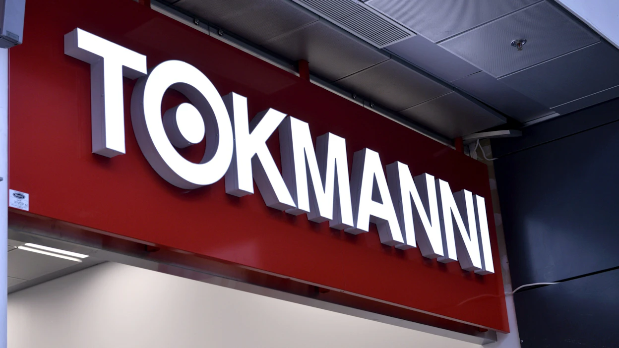 Tokmannin liikevaihto kasvoi 14 prosenttia vuoden takaisesta, mihin vaikutti ruotsalaisen Dollarstore-ketjun osto viime vuonna. LEHTIKUVA / Onni Ojala.