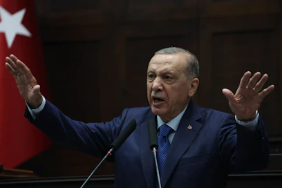 Venäjän presidentti Vladimir Putin ja Turkin presidentti Recep Tayyip Erdogan (kuvassa) keskustelivat tänään puhelimitse. LEHTIKUVA/AFP. 