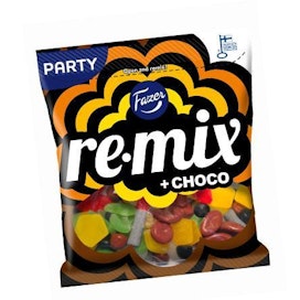 Remix + Choco on Fazerin myydyin karkkipussi.