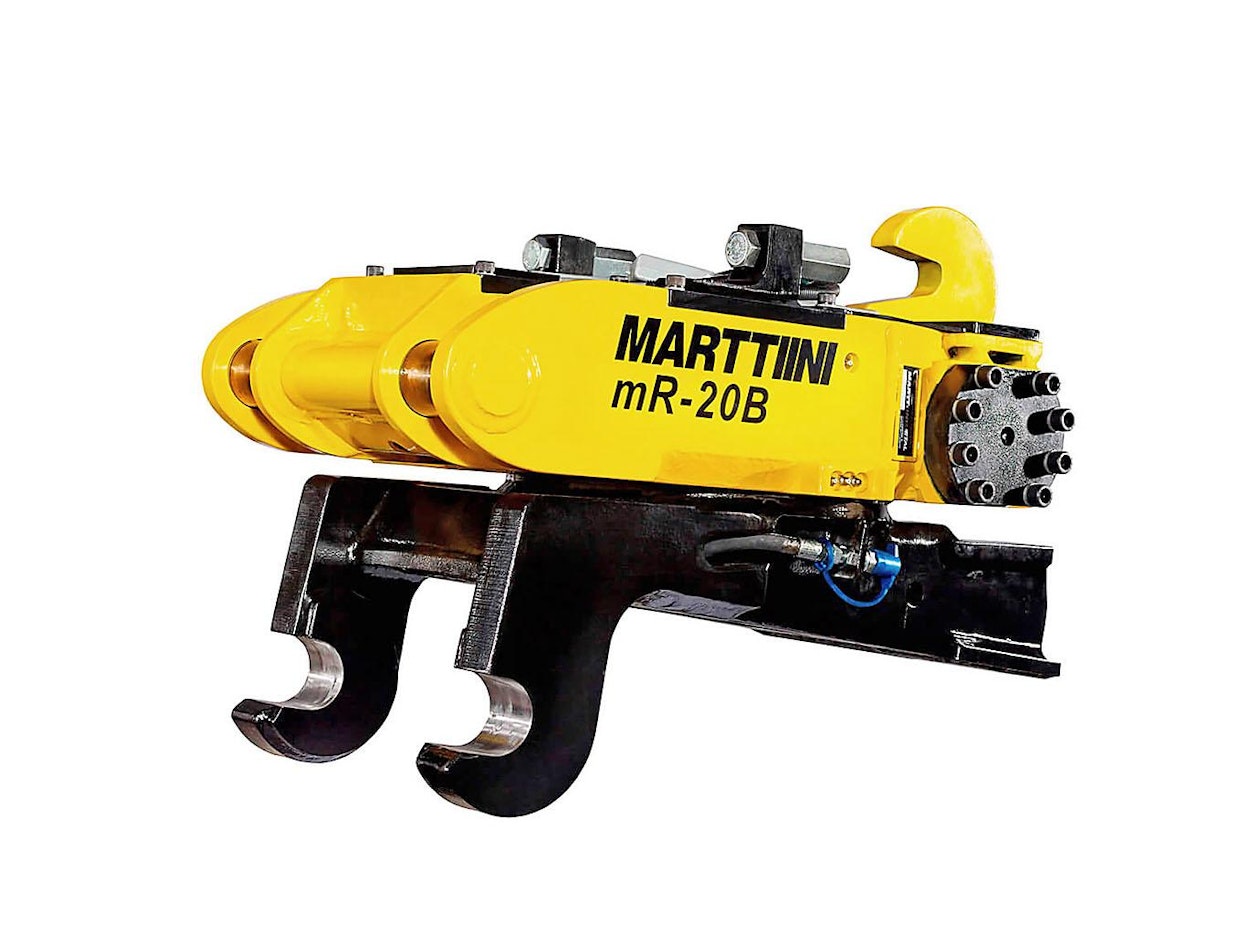 Marttiinin mR-20B on pelkkä pyöritin ja se on suunniteltu 14–22 tonnin kaivinkoneisiin.