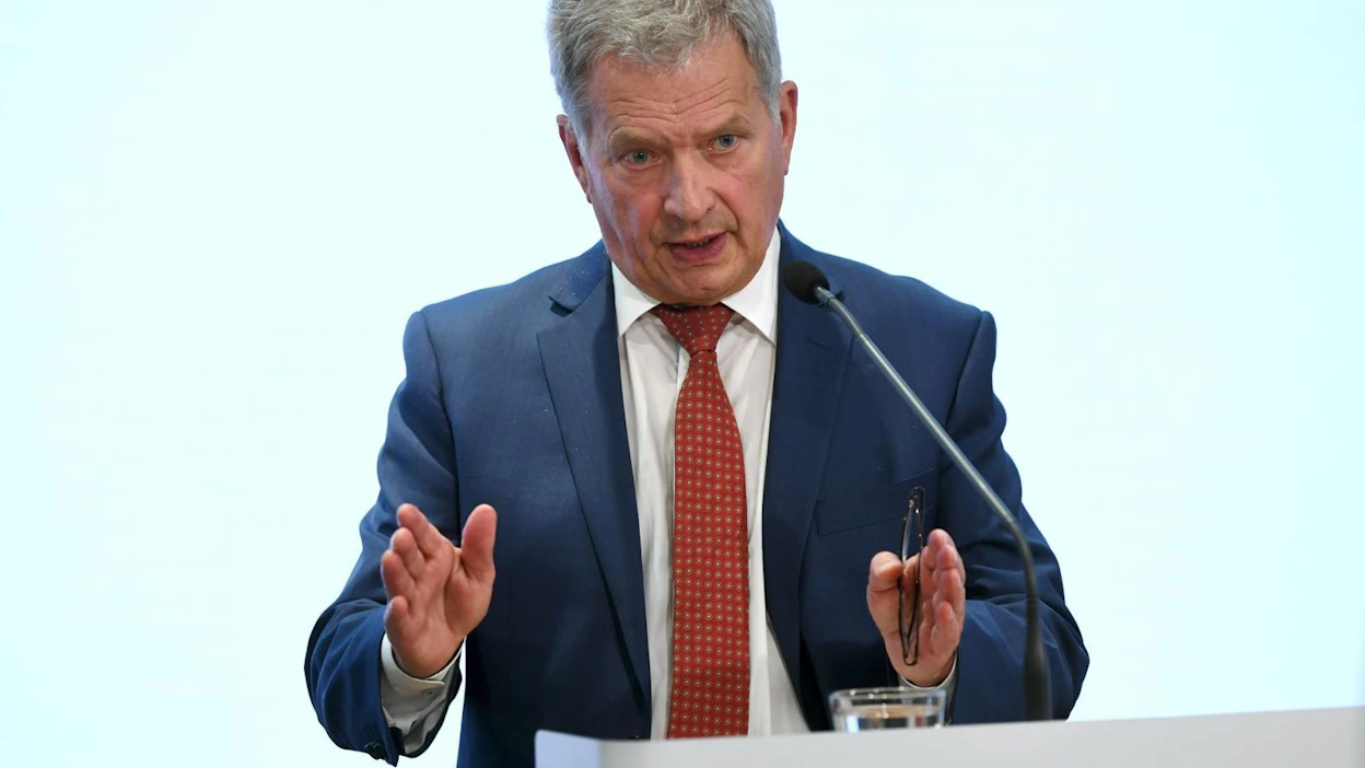 Puheenvuoron lisäksi presidentti Sauli Niinistö osallistuu muun muassa metsä- ja maankäyttösektoria koskevaan valtionpäämiesten tapaamiseen. LEHTIKUVA / ANTTI AIMO-KOIVISTO