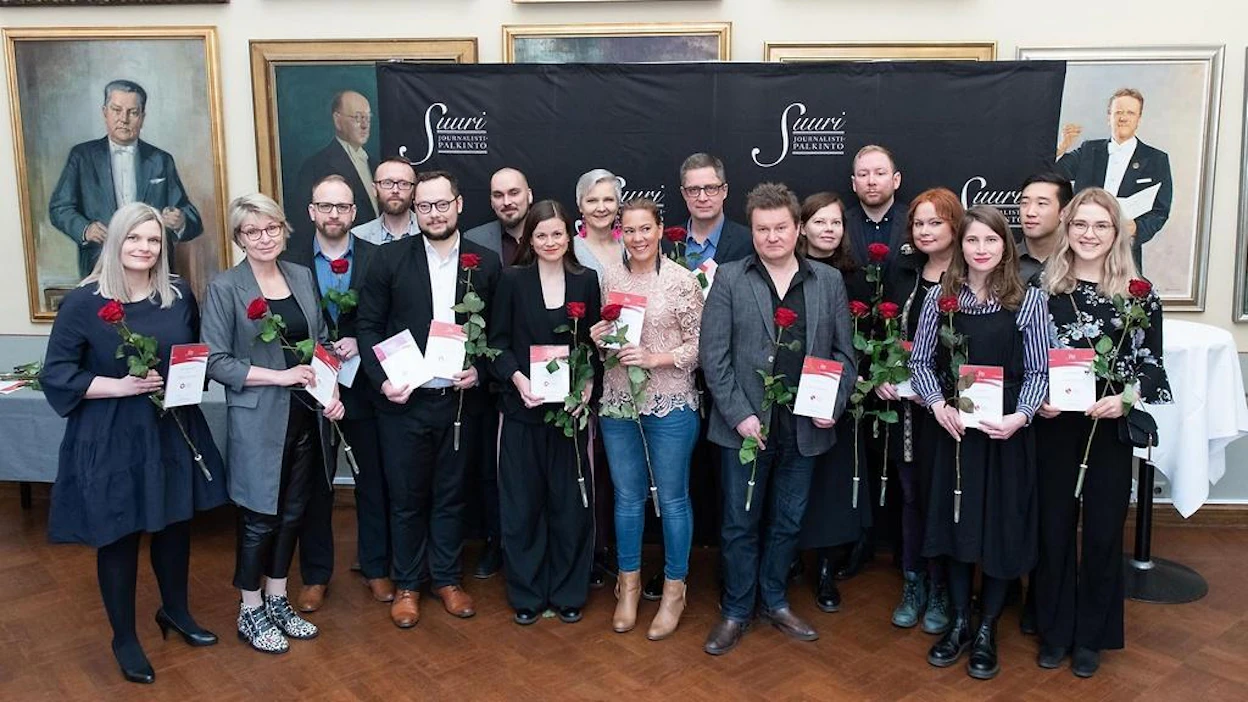 Suuri Journalistipalkinto -kilpailussa on yhteensä neljä kategoriaa, joista jokaiseen on asetettu kolme ehdokasta.