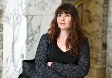 Ulkoministeri Pekka Haaviston valtiosihteeriksi on nousemassa entinen kansanedustaja Johanna Sumuvuori. LEHTIKUVA / JUSSI NUKARI