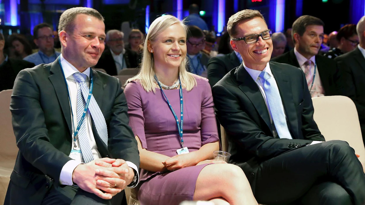 Petteri Orpo, Elina Lepomäki ja Alexander Stubb pyrkivät kokoomuksen puheenjohtajaksi.
