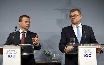 – Näyttää siltä, että maan hallituksessa on erimielisyyttä siitä, miten tämä lasketaan, EK:n toimitusjohtaja Jyri Häkämies kommentoi kilpailukykysopimuksen kompensointia palkansaajille. LEHTIKUVA / JUSSI NUKARI