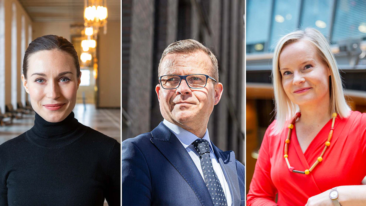 Seuraavan hallitukse rungoin muodostavat Petteri Orpon johtama kokoomus yhdessä Riikka Purran johtama (oik.) perussuomalaiset tai Sanna Marinin johtama SDP.