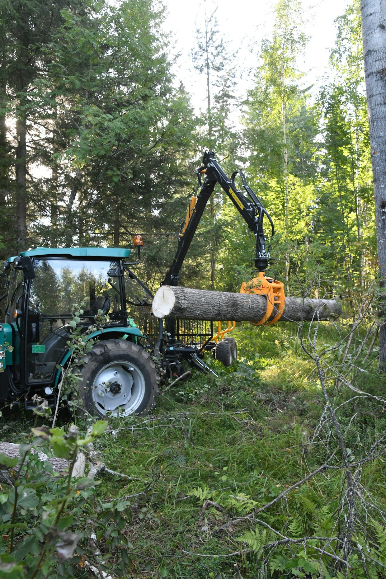 Vaunun runko on tukeva, se ei notku, vaikka puuta nostaa suoralla varrella mistä kulmasta tahansa.
