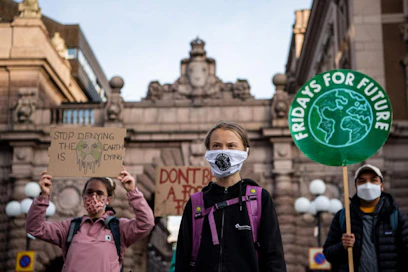 Greta Thunberg on vedonlyöntisivustojen mukaan vahva ehdokas Nobelin rauhanpalkinnon saajaksi. LEHTIKUVA/AFP