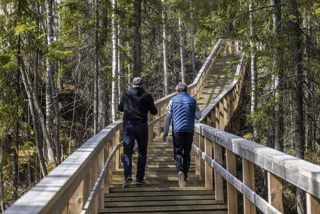 Nivelet joutuvat koville Tahkon portaissa, mikä on tarkoituskin.