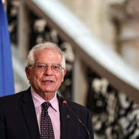 EU:n ulkosuhteista vastaava Josep Borrell painotti ennen ulkoministerikokousta, että EU tukee valkovenäläisten oikeutta vapaisiin ja oikeudenmukaisiin vaaleihin. LEHTIKUVA/AFP