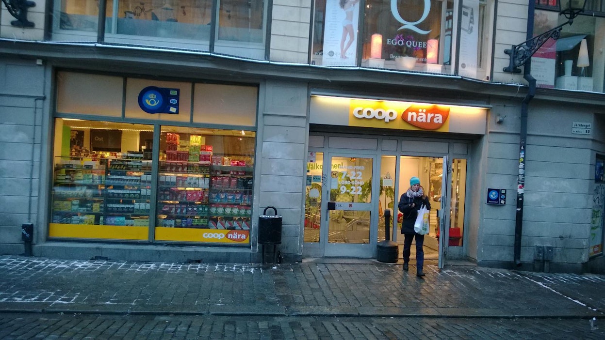 Osuuskauppa Coop Tukholman Järntorgetilla.