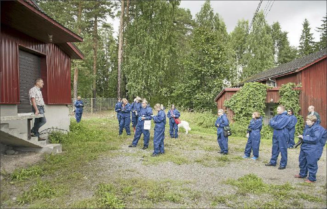 MTK:n ja Pro Luomun järjestämälle luomutilavierailulle osallistui toistakymmentä toimittajaa ja valokuvaajaa. Kimmo Haimi
