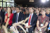 Sari Essayah (kd.) osallistui 16.9. Belgiassa Rural Pact -konferenssiin yhdessä komissaarien Raffaele Fitto (vas.) ja Christophe Hansen (kesk.) kanssa