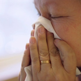 Sairaanhoitopiireistä kerrotaan, että suurta flunssa-aaltoa ei syksyn aikana ole koettu. LEHTIKUVA / TROND H. TROSDAHL