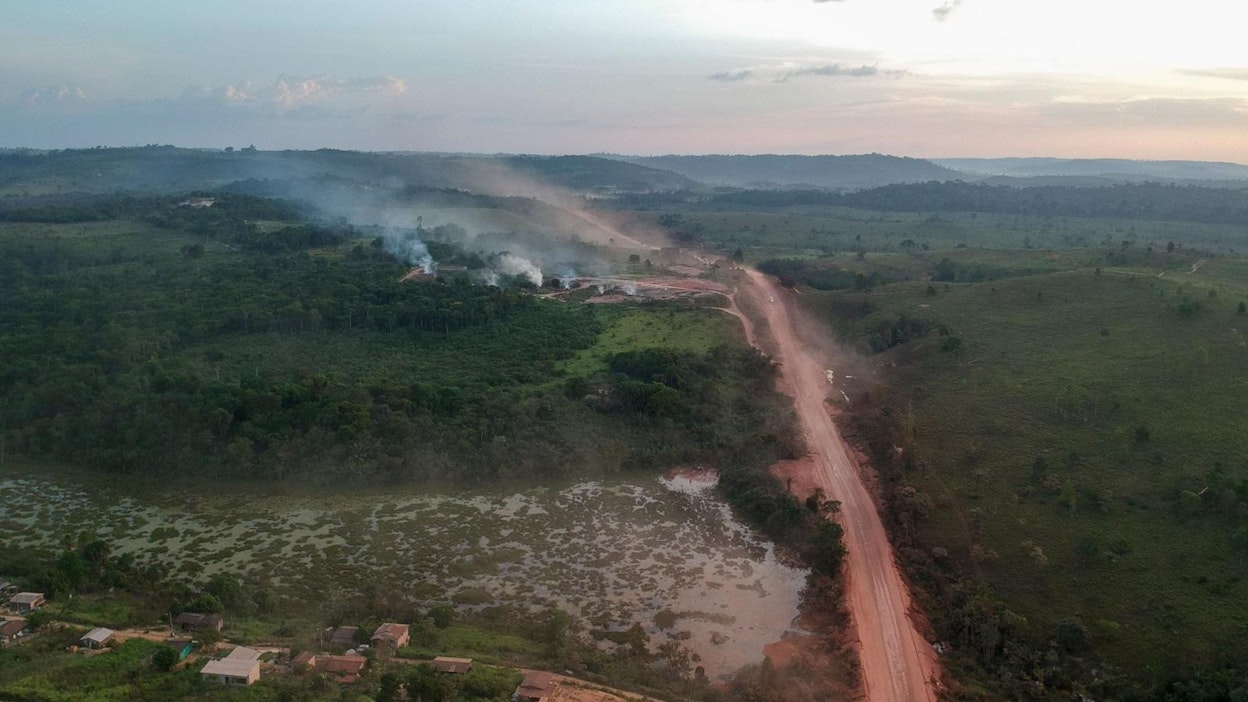 Amazonin metsäpalot ovat olleet tänä vuonna poikkeuksellisen voimakkaita. Lehtikuva/AFP
