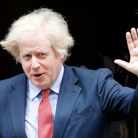 Britannian pääministerin Boris Johnsonin mukaan ääriainekset yrittävät sensuroida maan menneisyyttä. LEHTIKUVA/AFP