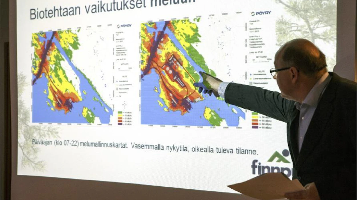 Projektijohtaja Timo Piilonen esitteli torstaina Kuopiossa Finnpulpin havusellutehtaan ympäristövaikutuksia. Hän totesi niiden olevan hallittavissa. Nyt ympäristövaikutusten arvioinnin jälkeen voidaan katseet suunnata ulkomaisiin sijoittajiin, joilta toivotaan isoa rahaa. Pentti Vänskä