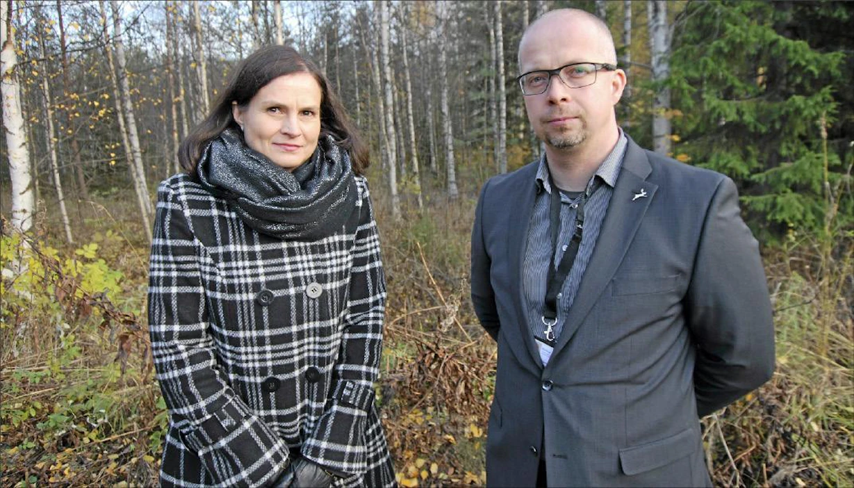 Lapin nuorissa metsissä on runsaasti bioenergiapotentiaalia, toteavat Heli Viiri Metsäkeskuksesta ja Markus Tykkyläinen Rovaniemen Energiasta. Kari Lindholm