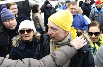 Perussuomalaiset on kasvattanut kannatustaan edellisestä, maaliskuussa tehdystä Ylen mittauksesta 1,2 prosenttiyksikköä. LEHTIKUVA / VESA MOILANEN