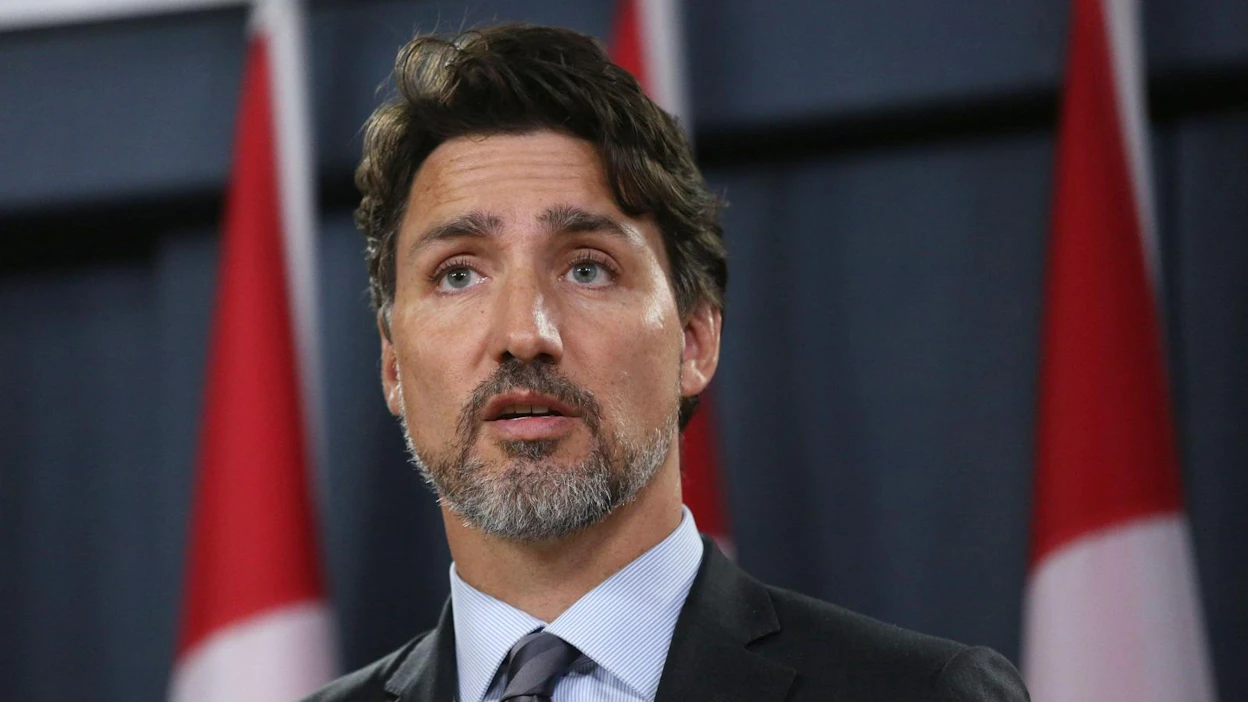 Kanadan pääministeri Justin Trudeau syytti osin jännitteiden kiristymisestä naapurimaa Yhdysvaltoja. LEHTIKUVA / AFP