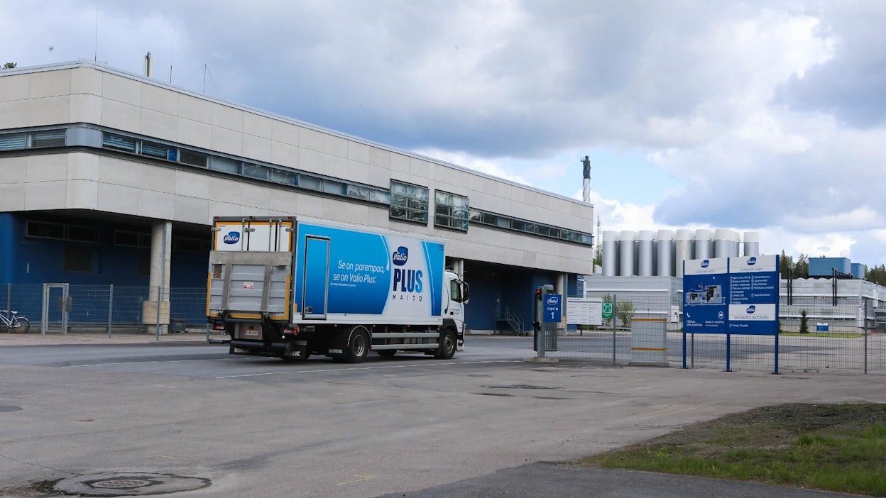 Valion tehdas Jyväskylässä. Valio oli yksi suurimpia tukien saajista.