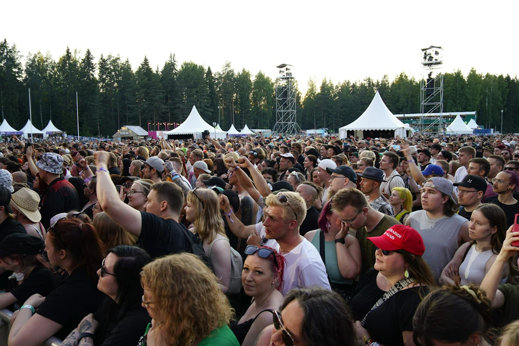 Useissa kaupungeissa viikonloppuna pidettävät isot festivaalit ruuhkauttavat sairaalapäivystyksen. Kuva Seinäjoen Provinssi-festivaaleilta. LEHTIKUVA / Timo Aalto.