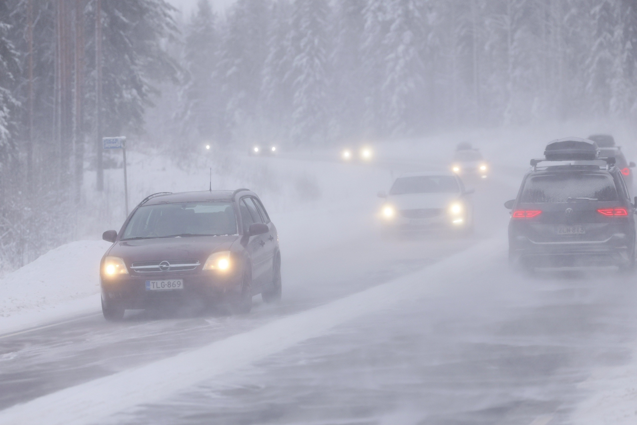 Lapissa viikonlopun sateet tulevat pääosin lumena. 