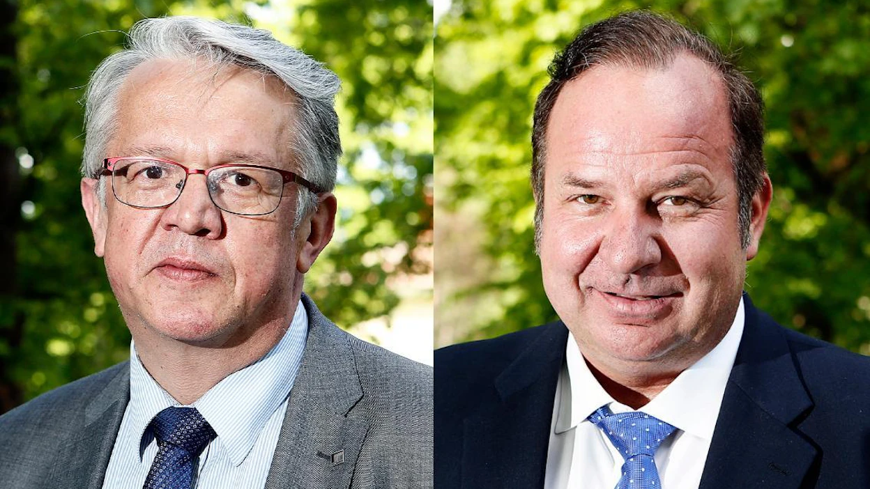Juha Rehula (vas.) on ollut Suomen Hippoksen hallituksen puheenjohtaja toukokuusta 2018. Kari Eriksson on valtuuskunnan jäsen ja hallituksen entinen varapuheenjohtaja.