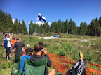 Jari-Matti Latvala osallistui Neste Rallin Lempään erikoiskokeeseen viime sunnuntaina.