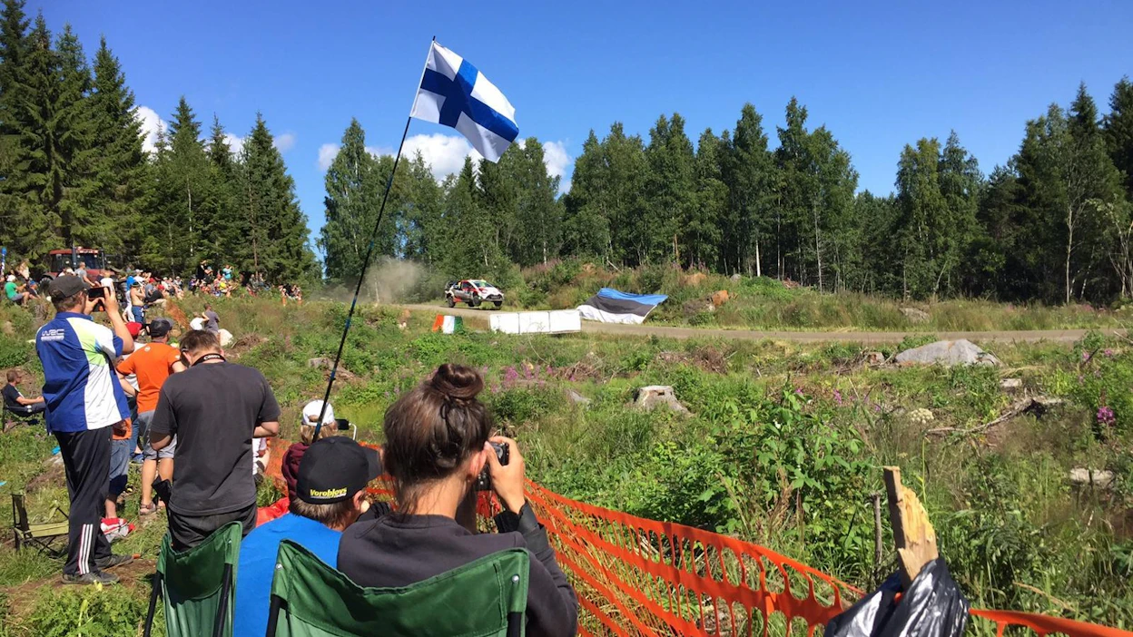Jari-Matti Latvala osallistui Neste Rallin Lempään erikoiskokeeseen viime sunnuntaina.