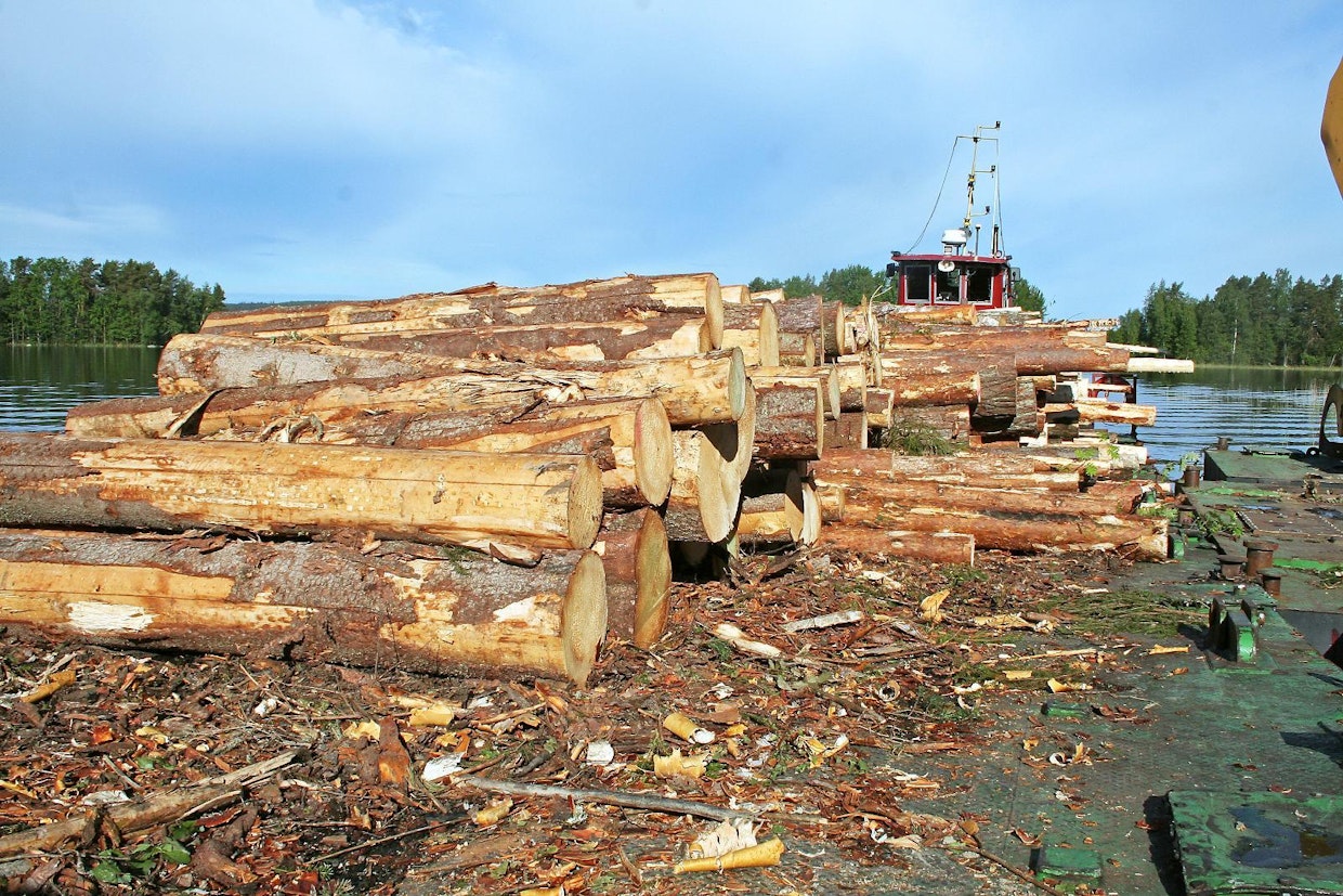 Täyteen lastattuna lautta kuljettaa kerrallaan noin 200 kuutiometriä puuta. Määrä vaihtelee puulajin ja tukkien painon mukaan.