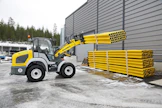 Kramer 5055E:n työpaino on n. 4150 kiloa.