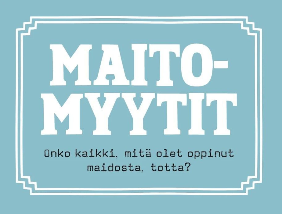 Oatly ottaa uudella maitomyytit.fi-sivustollaan kantaa maitoon liittyviin väittämiin.