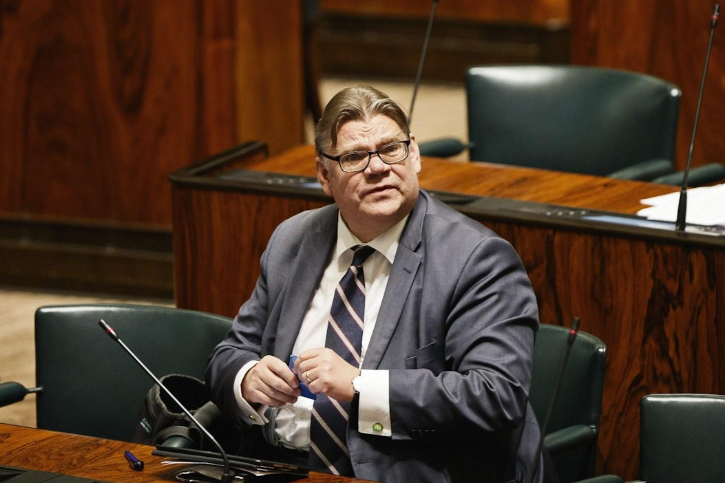 Timo Soini kuvailee itseään vanhaksi sotahevoseksi. LEHTIKUVA / RONI REKOMAA