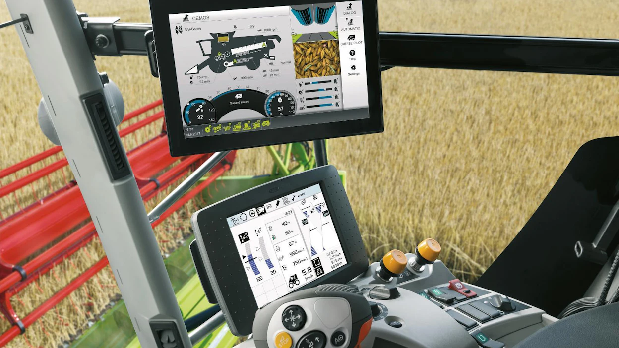 Claas Cemos Auto Threshing System palkittiin Agritechnican kultamitalilla. Järjestelmä säätää tarvittaessa puintikoneiston optimaalisiin asetuksiin täysin automaattisesti.