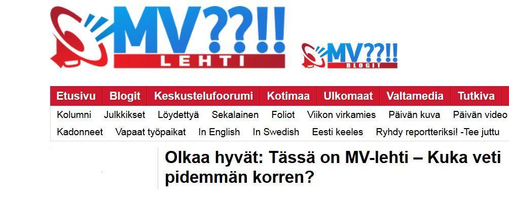 MV-lehti Jatkaa Taas - Uutiset - Maaseudun Tulevaisuus