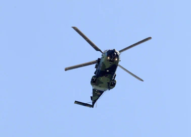 Helikopteri. Kuvituskuva.