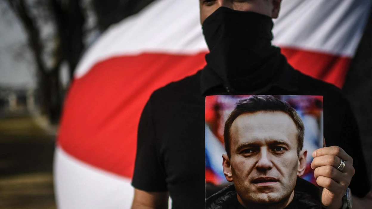 Maanantaina Aleksei Navalnyi kertoi Instagram-päivityksessään jatkavansa nälkälakkoa. LEHTIKUVA / AFP