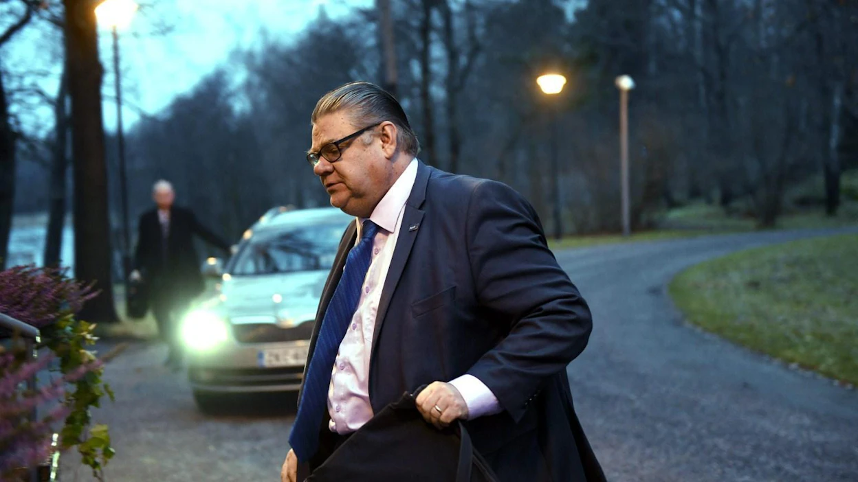 Ulkoministeri Timo Soini (ps.) osallistui maanantaina hallituksen ja Ahvenanmaan maakuntahallituksen ministereiden kokoukseen Kesärannassa.