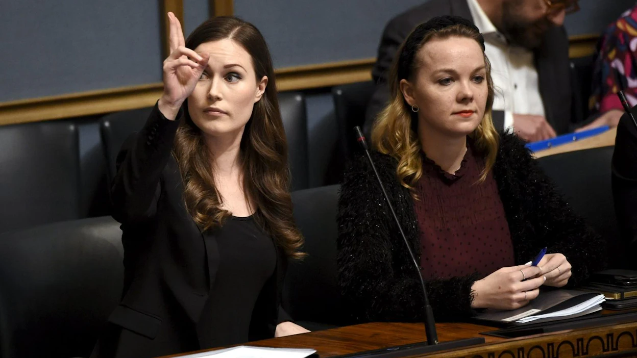 Keskustan kannatus on HS:n mittauksessa tasan 12 prosenttia ja SDP:n 16,3 prosenttia. LEHTIKUVA / Emmi Korhonen