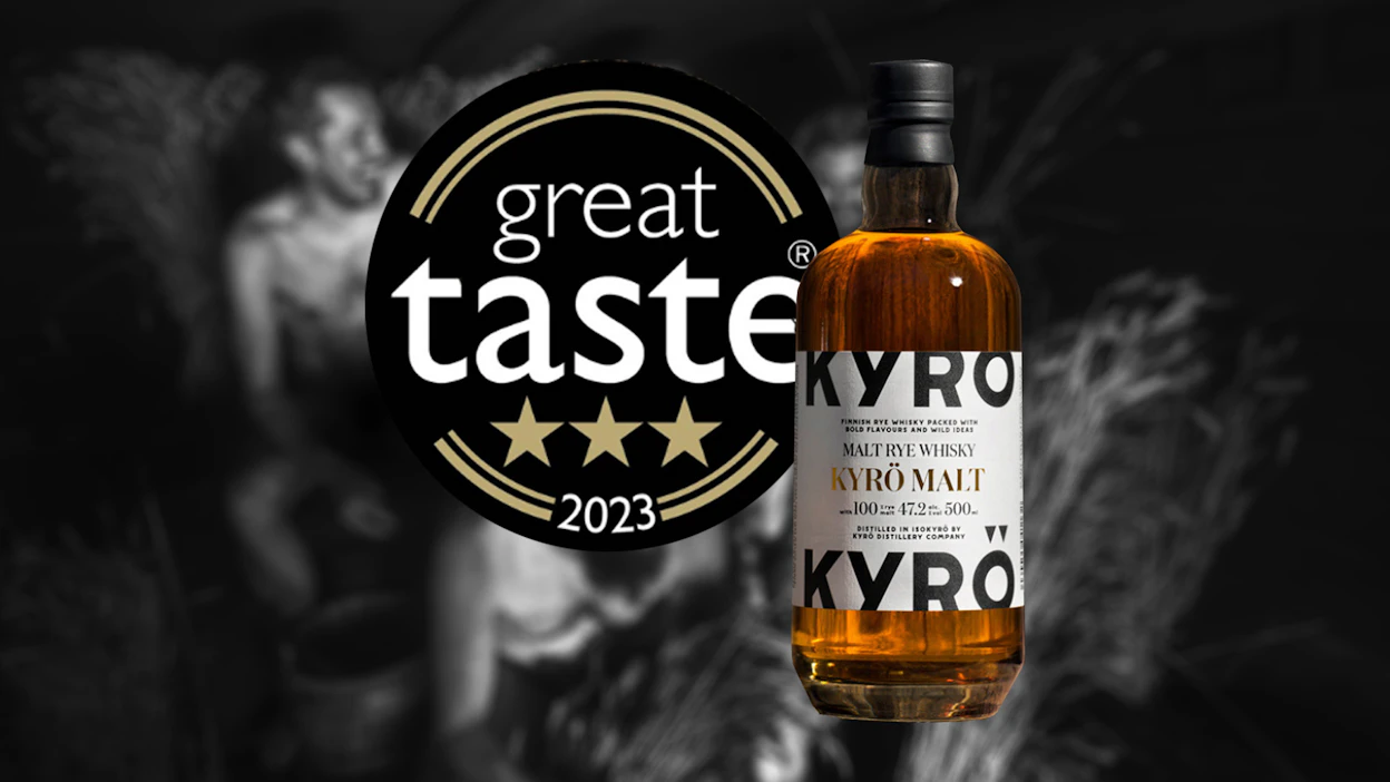 Kyrö palkittiin kolmella tähdellä Great Taste -kilpailussa.