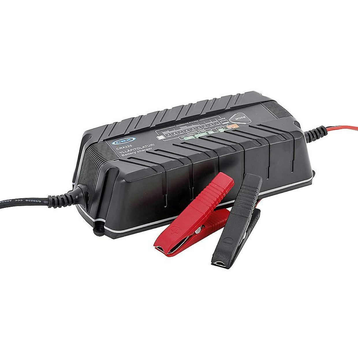 CRX321 soveltuu 6 V/12 V (5120 Ah) normaaleille lyijyakuille, suljetuille AGM-akuille, vapaa-ajan akuille ja geeliakuille. Jatkuva latausvirta 1 A/4 A. Laitteessa on automaattinen ja älykäs 8-vaiheinen lataus, ja erityinen ylläpitotila, jossa vakiojännite on 13,8 V ja virta 4 A. Tässä tilassa laitetta voi käyttää myös tehon tuottamiseen laitteille, joiden virrantarve on alle 4 A. Laturin hinta on IKH-verkkokaupassa 50 euroa.