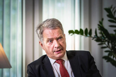 Presidentti Sauli Niinistöön ollaan erittäin tyytyväisiä.