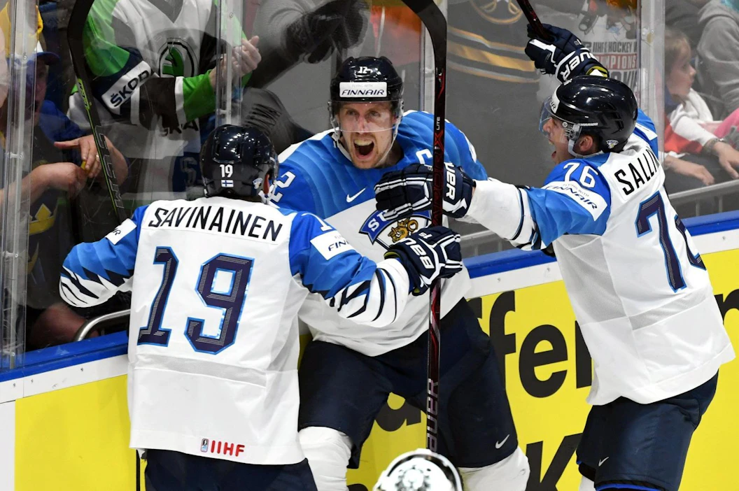 Jääkiekkojoukkueen kapteeni Marko "Mörkö" Anttila ylsi finaalissa huippuvireeseen. Lehtikuva / Jussi Nukari