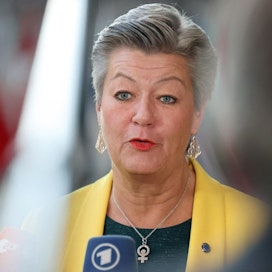 EU:n sisäasiainkomissaari Ylva Johansson.