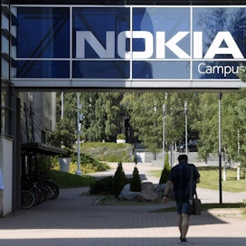 Nokia teki huhti-kesäkuussa liiketappiota 57 miljoonaa euroa. LEHTIKUVA / MARKKU ULANDER