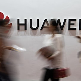 Kiinalaisen teknologiayritys Huawein kerrotaan kehittäneen kasvojentunnistusteknologiaa. LEHTIKUVA/AFP