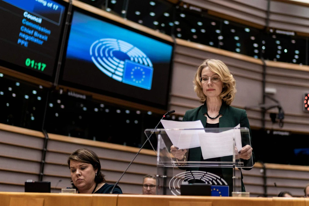 Suomea tämän päivän kokouksessa edustaa eurooppa- ja omistajaohjausministeri Tytti Tuppurainen (sd.). LEHTIKUVA/AFP