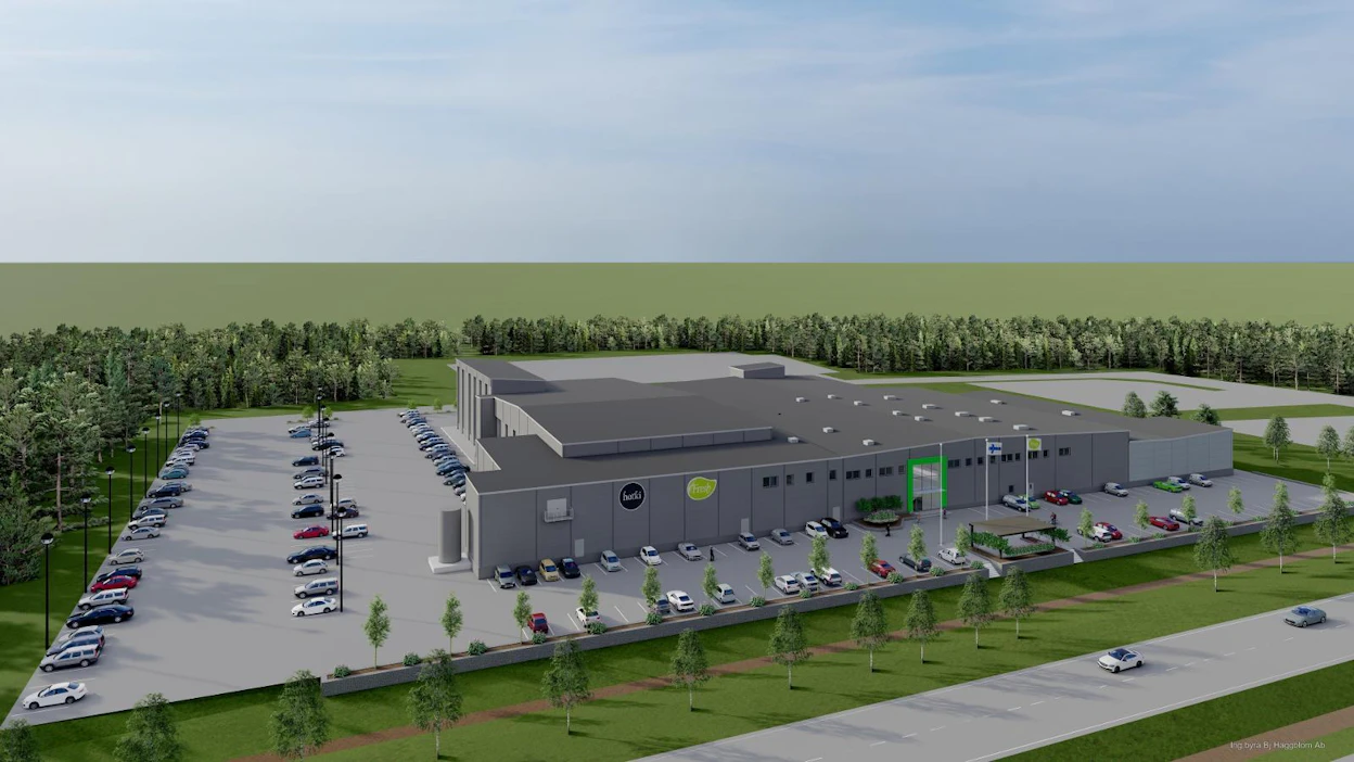 Edsevön tehtaan laajennuksessa lisätään tuoresalaatin tuotannon, logistiikan ja asiakaskeräilyn kapasiteettia.